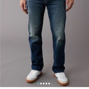 American Eagle Outfitters Dark Blue Straight Jeans